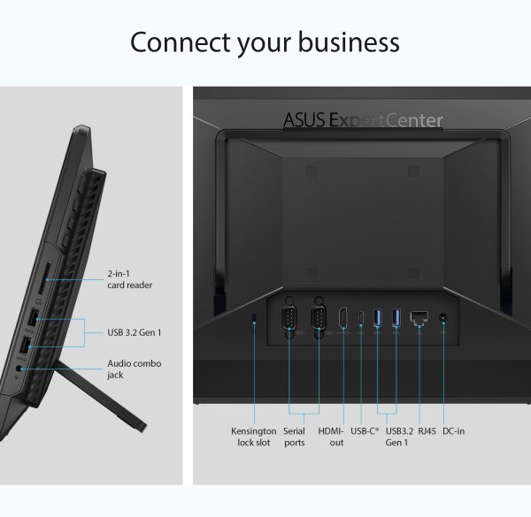 ASUS ExpertCenter E1 AiO E1600WKAT-BA069M Intel® Celeron® N N4500 39.6 cm (15.6") 1920 x 1080 pixels Touchscreen All- - Image 16