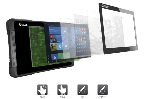 Getac T800 G2 128 GB 20.6 cm (8.1") Intel Atom® 8 GB Wi-Fi 5 (802.11ac) Windows 10 Pro Black - Image 3