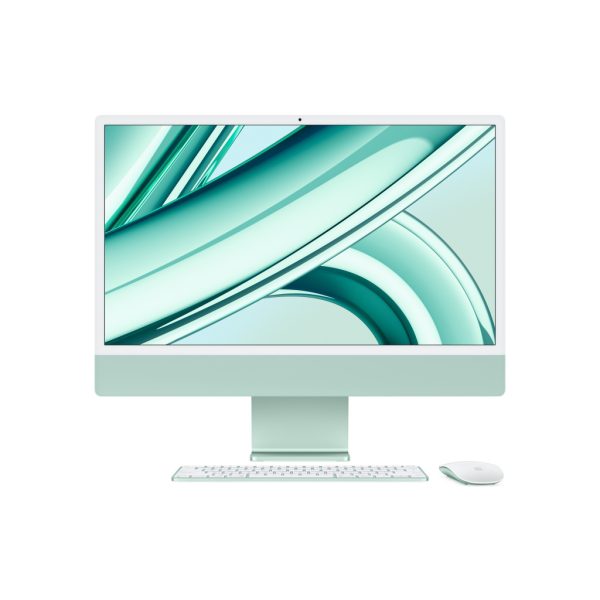 Apple iMac Apple M M3 59.7 cm (23.5") 4480 x 2520 pixels All-in-One PC 8 GB 256 GB SSD macOS Sonoma Wi-Fi 6E (802.11ax) Green
